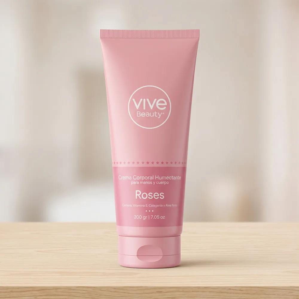 [VB736024] Crema corporal rosas 200gr Vive Beauty