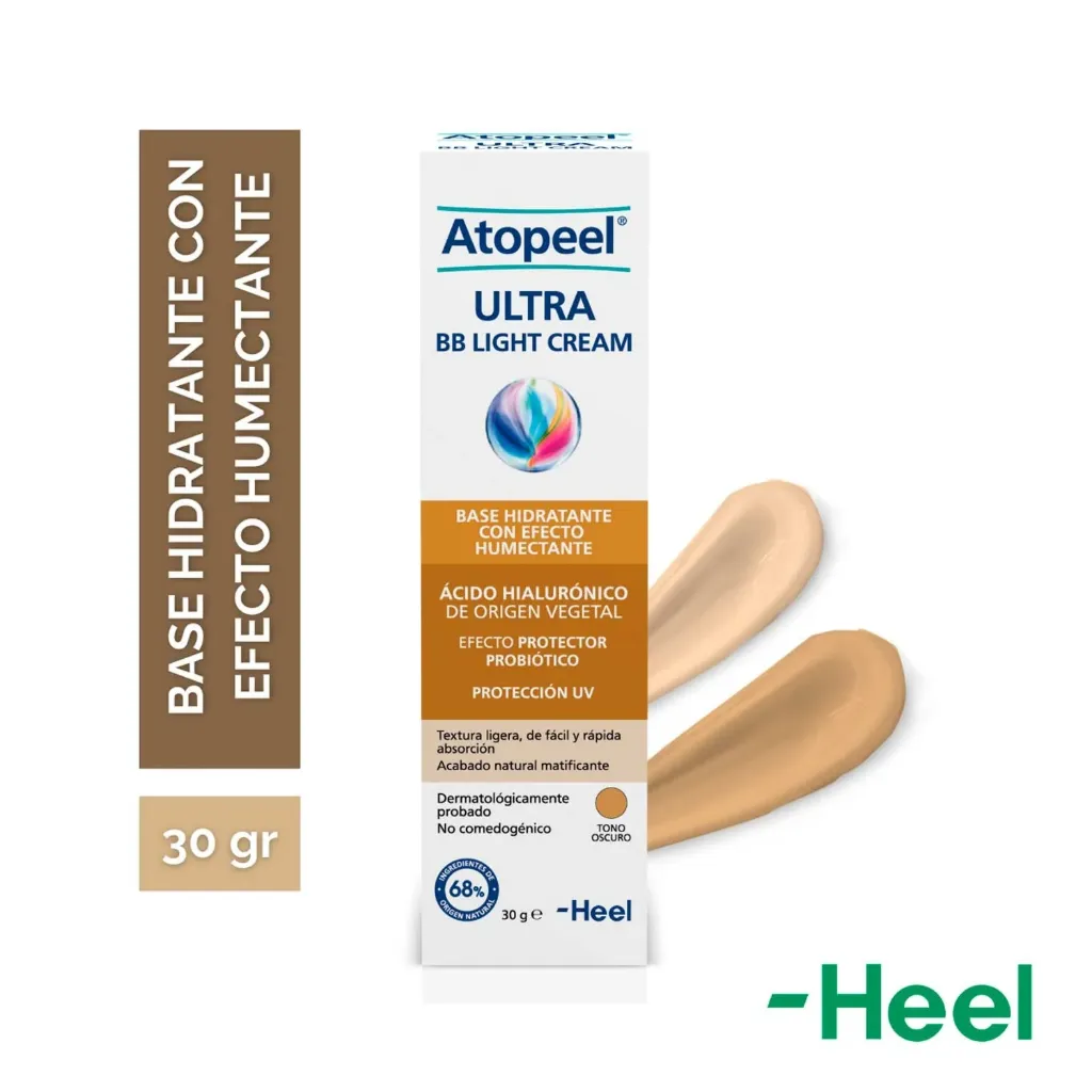 [H724060] Atopeel ultra BB light cream base hidratante (tono oscuro) 30gr
