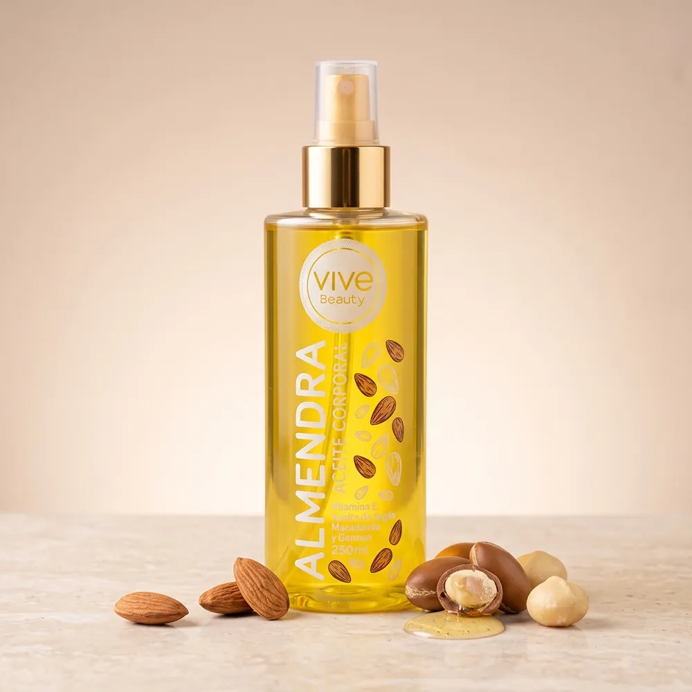 Aceite corporal de almendra 250ml Vive Beauty