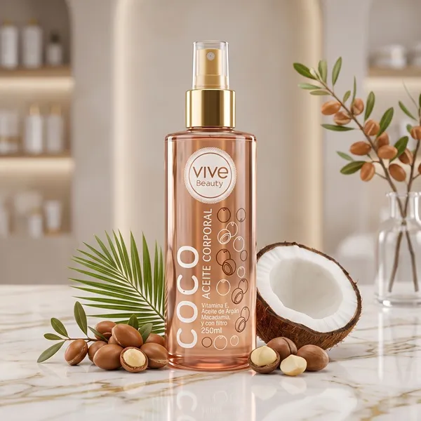 Aceite corporal de coco 250ml Vive Beauty